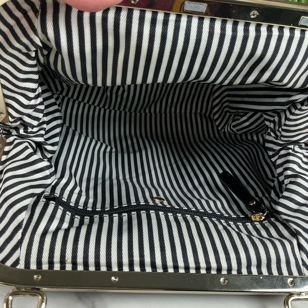 Kate Spade RARE‎ Garance Doré Collection Clutch Hand Shoulder Bag Kisslock Uniqu - Picture 12 of 15